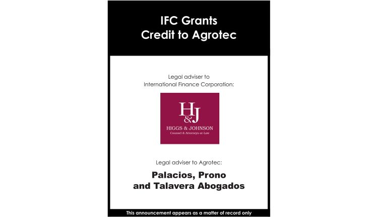 IFC Grants Credit to Agrotec-1