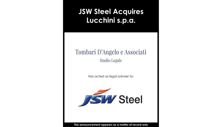 JSW Steel Acquires Lucchini s.p.a. -1