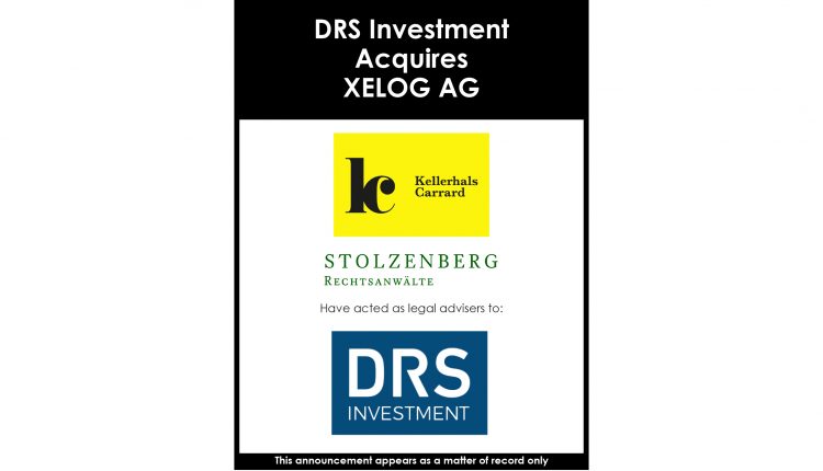 DRS Investment acquires XELOG AG