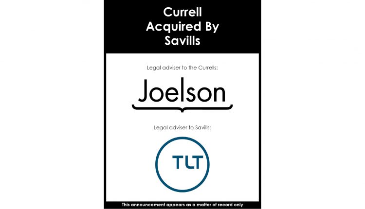 Currell Acquired By Savills