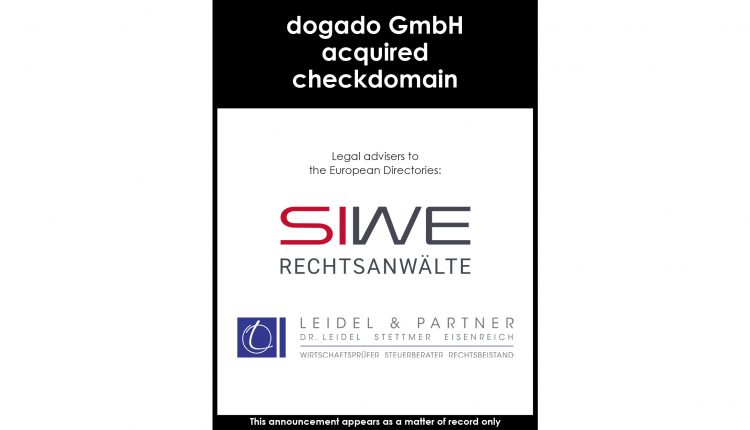 dogado GmbH Acquired checkdomain
