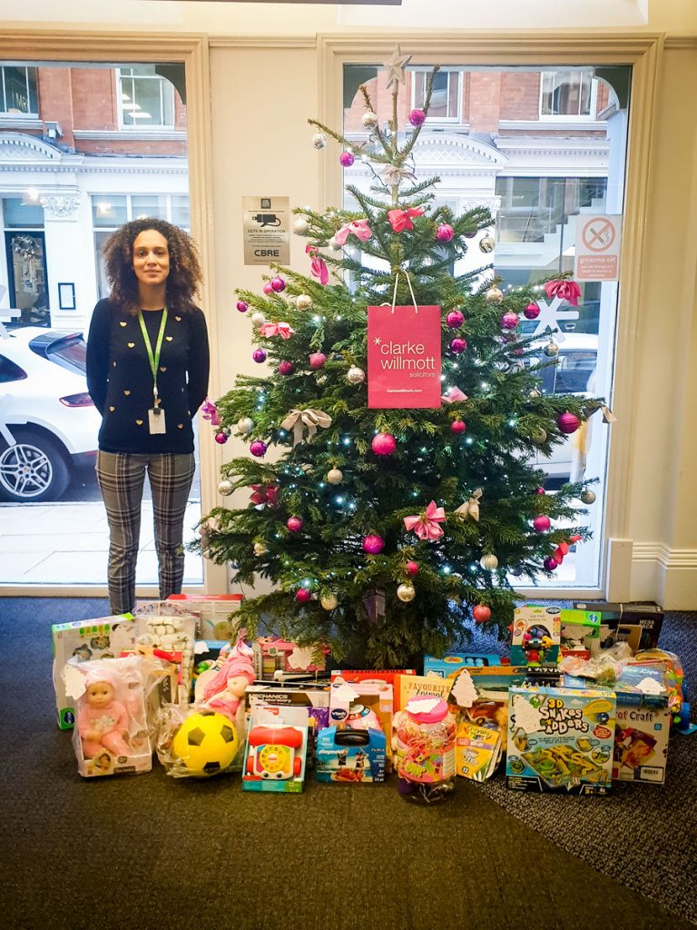 Clarke Willmott Christmas Gift Donation Lawyer Monthly