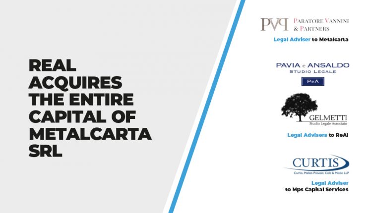 ReAl acquires the entire capital of Metalcarta Srl