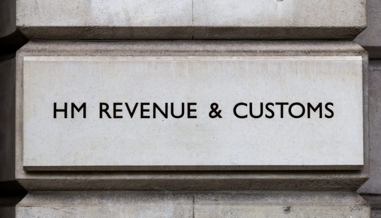 HM Revenue & Customs sign on London office