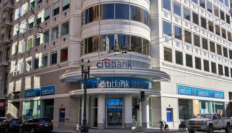 Citibank branch in San Francisco, California