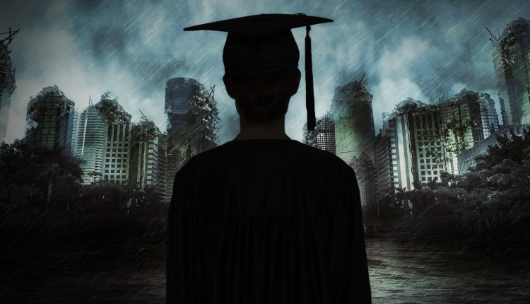 graduate looking into a post pandemic world