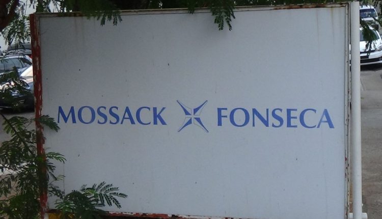 Mossack Fonseca headquarters sign in Panama