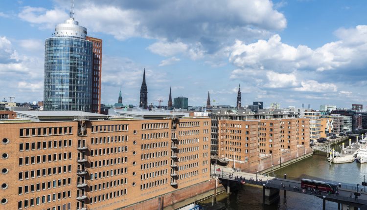 Hanseatic Trade Centre in HafenCity, Hamburg, Germany