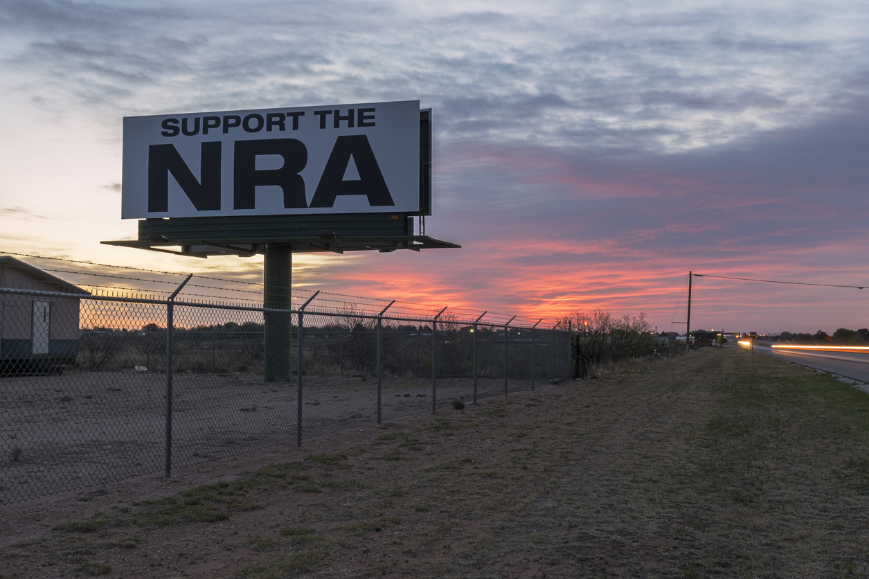 NRA billboard at Hobbs, New Mexico