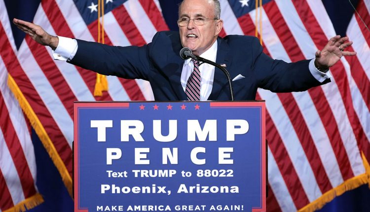 Rudy Giuliani at Phoenix, Arizona rally