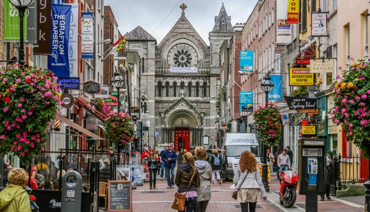 Grafton Street in Dublin, Ireland