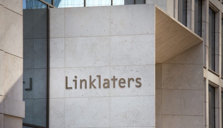 Linklaters office entrance in Frankfurt, Germany