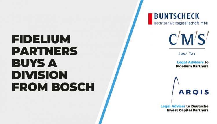 Fidelium Partners Buys a Division From Bosch