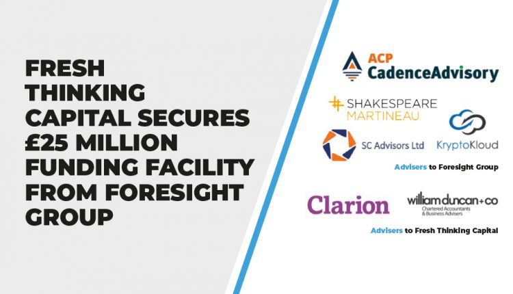Cadence Advisory supported Foresight Group on security and portfolio due diligence.