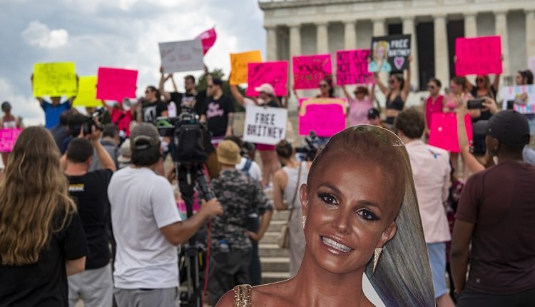 Free Britney Movement in Washington, 2021.