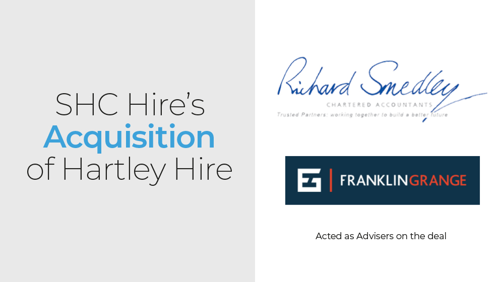SHC Hire’s Acquisition of Hartley Hire