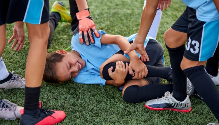 Child injured during football game