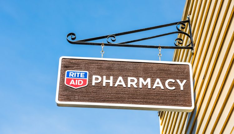 Rite Aid pharmacy sign