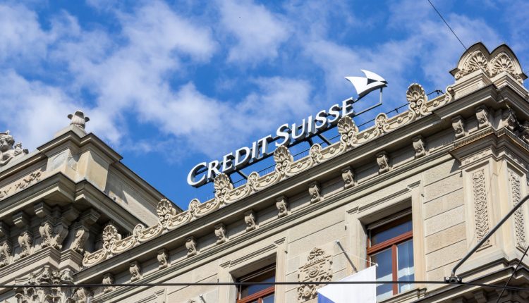 Credit Suisse in the Swiss financial centre of Zurich city
