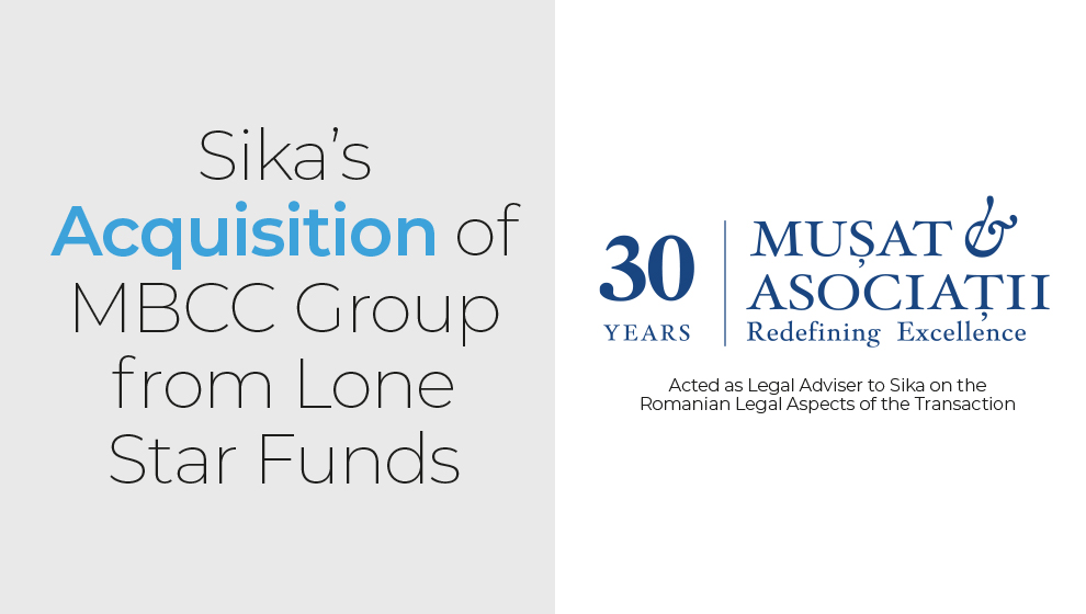Sika’s Acquisition of MBCC Group from Lone Star Funds