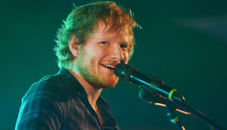 Singer-songwriter Ed Sheeran
