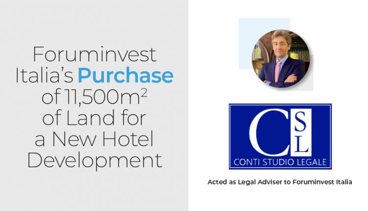 Conti Studio Legale advised on the transaction.
