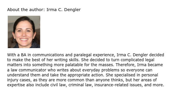 Irma C Dengler bio
