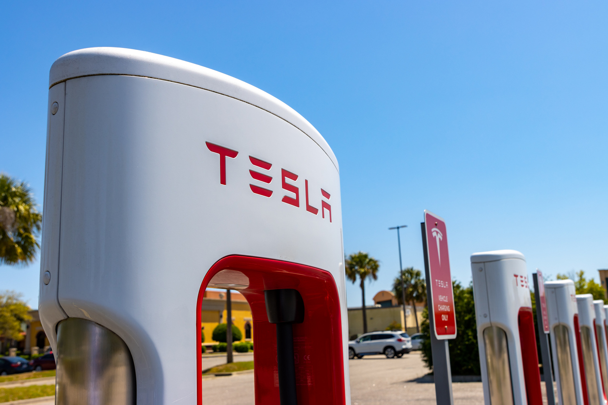 Tesla electric car charger
