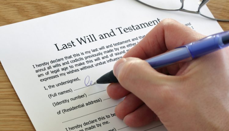 Signing Last Will and Testament