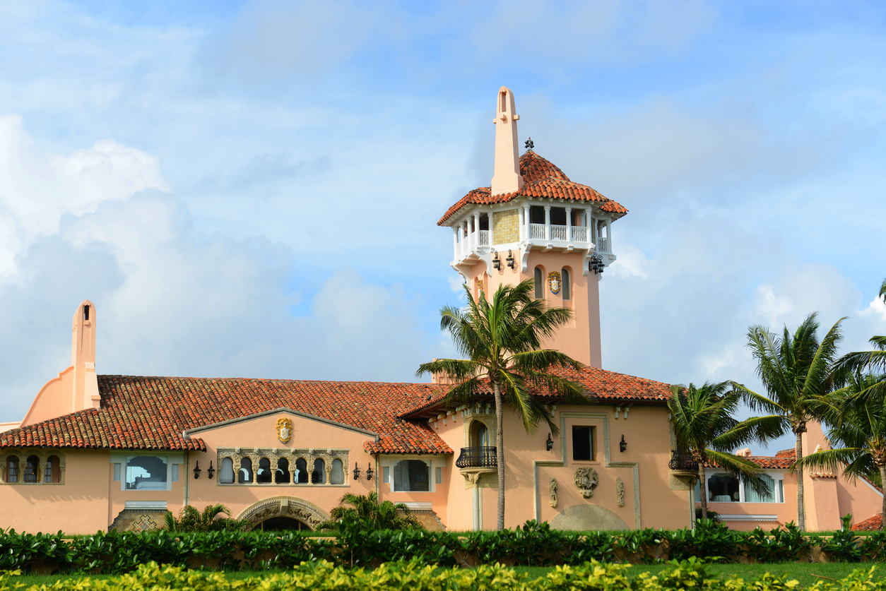 Former President Trump's Mar-a-Lago residence in Florida.