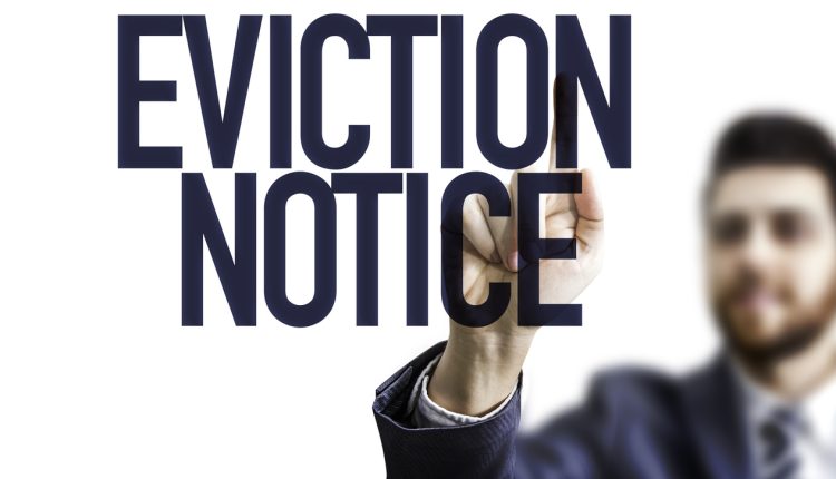 Eviction Notice sign