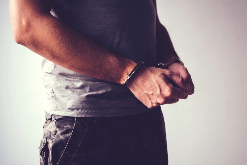Man in handcuffs