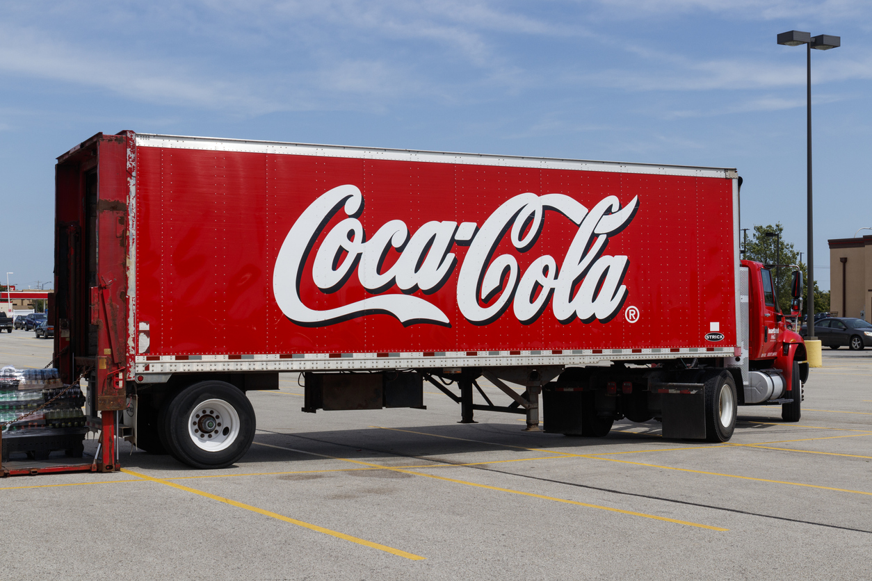 Coca-Cola delivery truck
