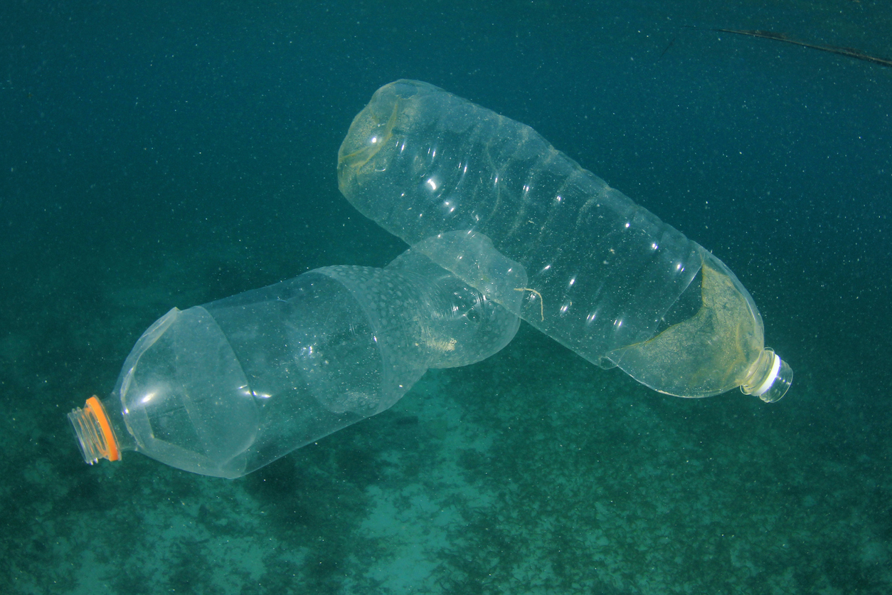 Plastic pollution in ocean