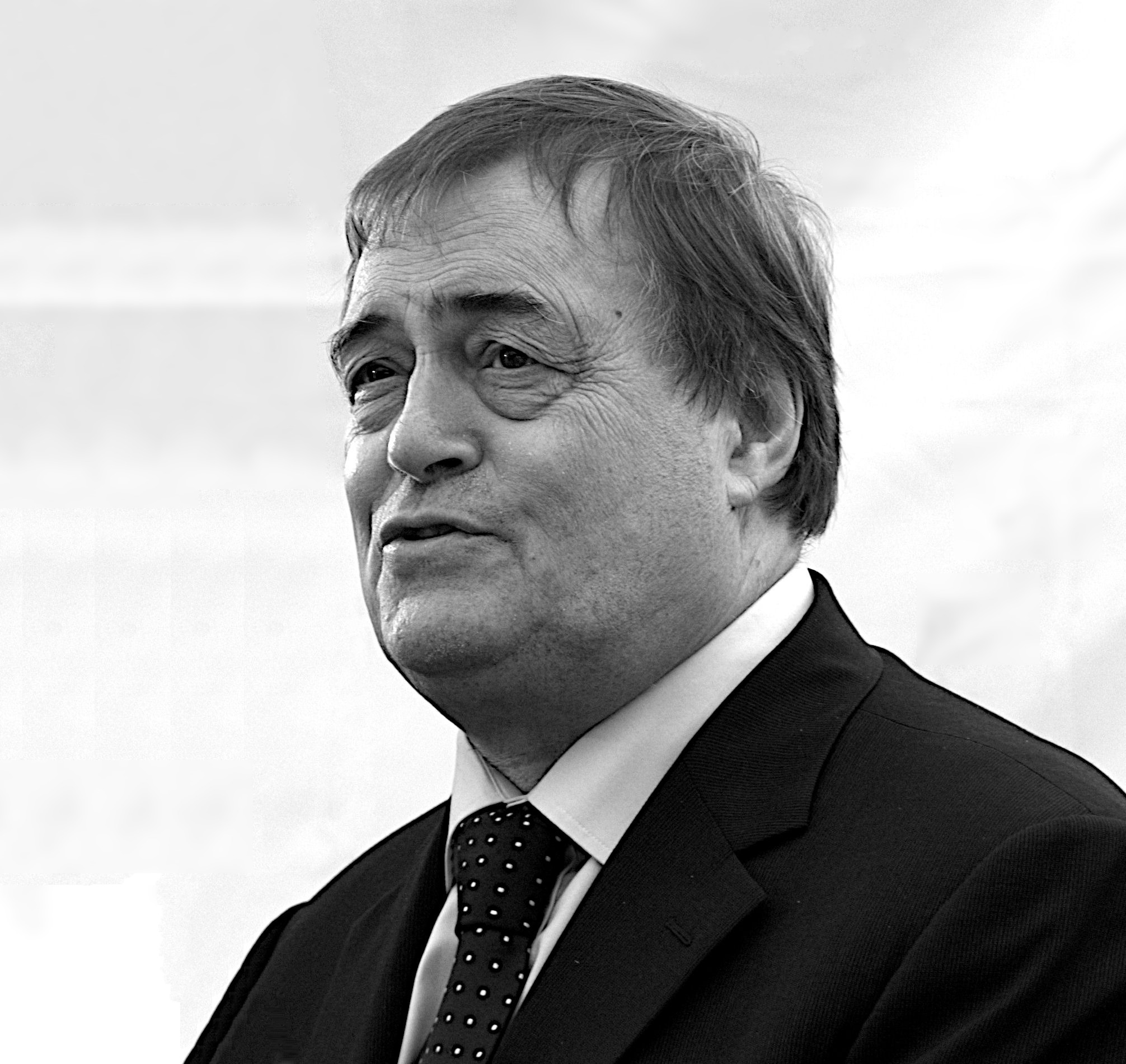 john prescott on his last day as deputy prime minister, june 2007