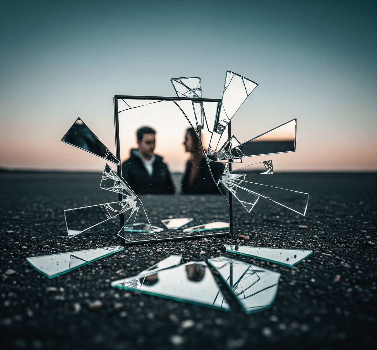 Conceptual image illustrating hidden tensions within a family, relevant to the Erin Patterson case's underlying dynamics