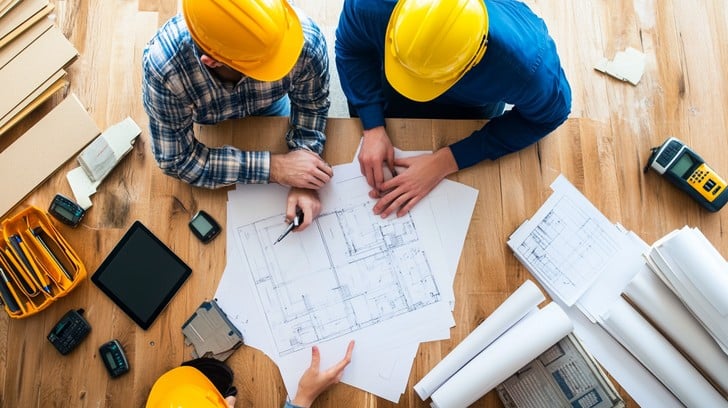 A construction worker