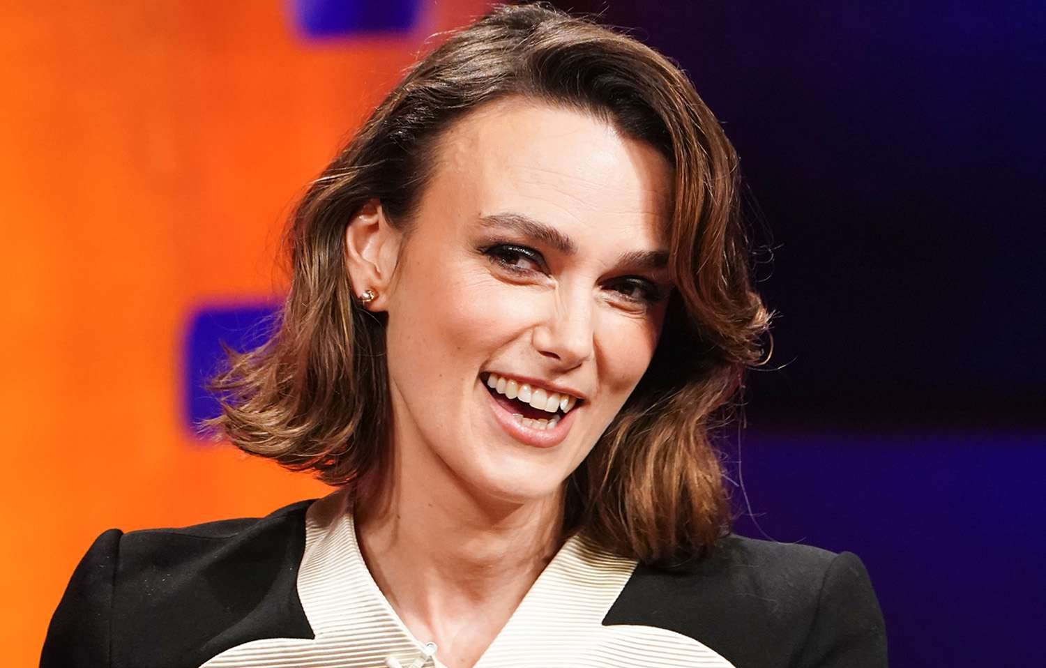 Actress Keira Knightley, pictured during a recent television interview