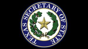 Official seal of the Texas Secretary of State
