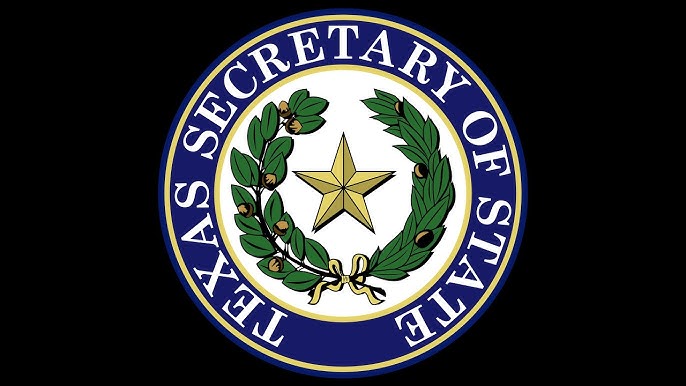 Official seal of the Texas Secretary of State