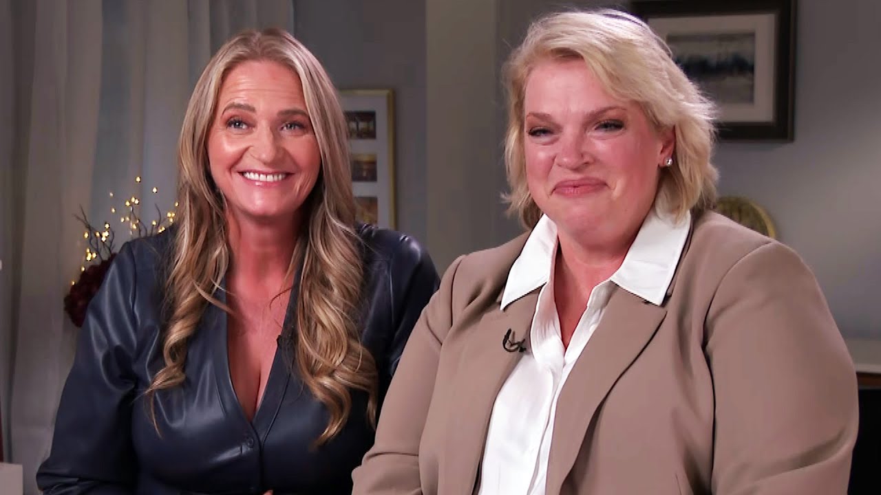 Christine Brown and Janelle Brown smile during a joint interview about their friendship on Sister Wives.