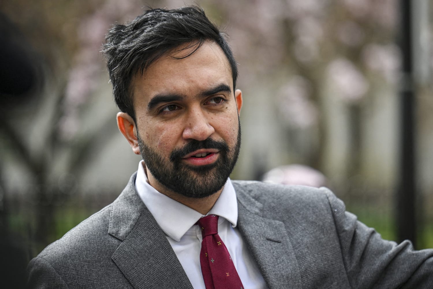 Mayor-elect Zohran Mamdani speaks at City Hall Park about a planned meeting in Washington D.C. with President Donald Trump,