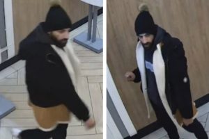 CCTV images released by Nottinghamshire Police showing a man sought in a distraction theft investigation.