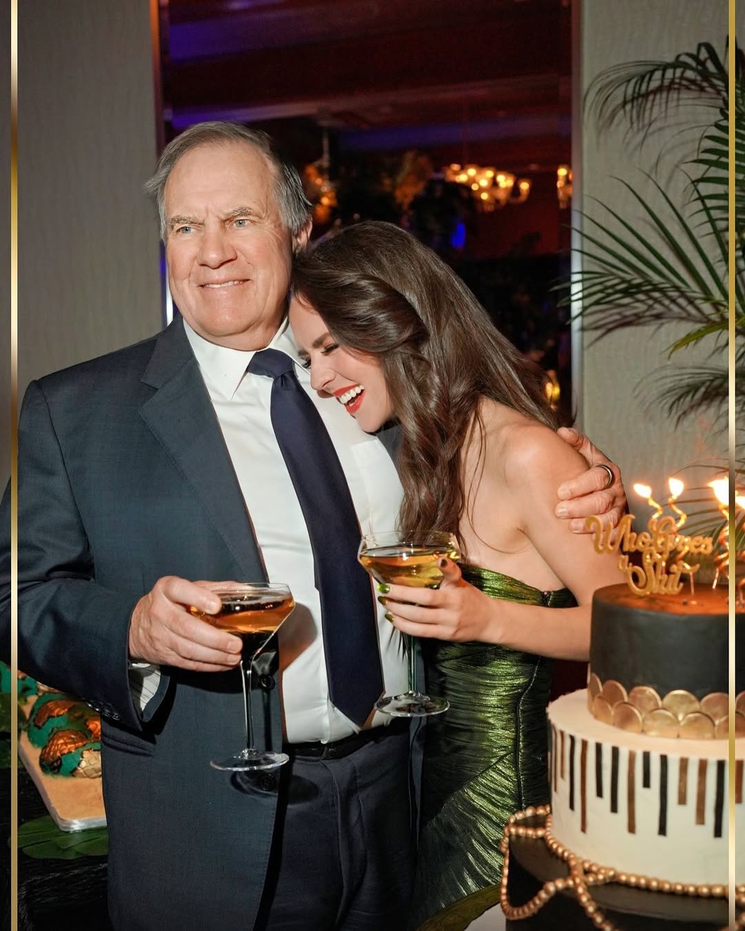Bill Belichick and his girlfriend Jordon Hudson