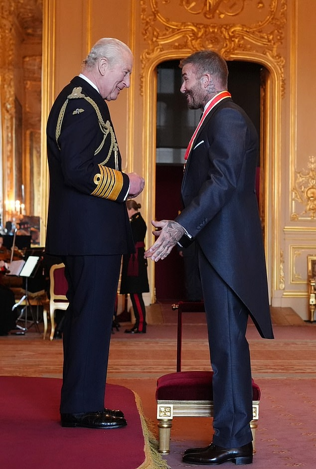 David Beckham knighted