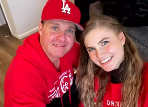 Zachery Ty Bryan and Johnnie Faye Cartwright posing together before their 2025 arrests.