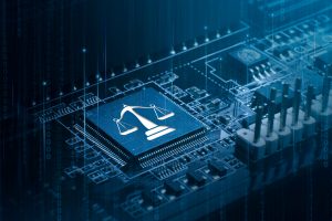 ai technology regulation law. legal concepts, ethics of artificial intelligence development, ai and online technology law, regulation, compliance, standards and responsibilities to protect.